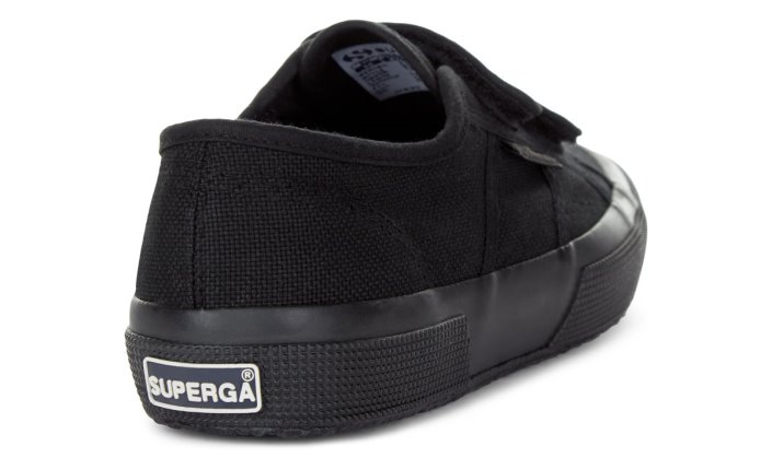 Superga Sale 2750 Jstrap Classic Kids Total Black