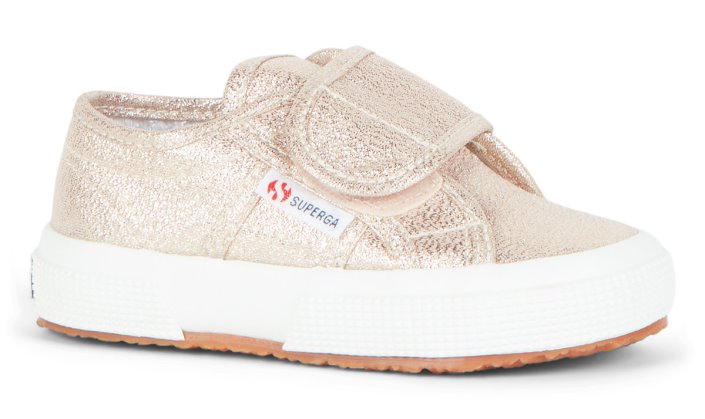 Superga Sale 2750 Baby Strap Lame Rose Platinum