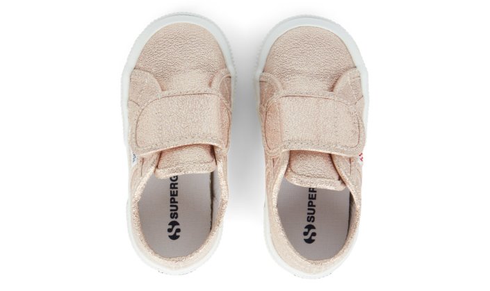 Superga Sale 2750 Baby Strap Lame Rose Platinum