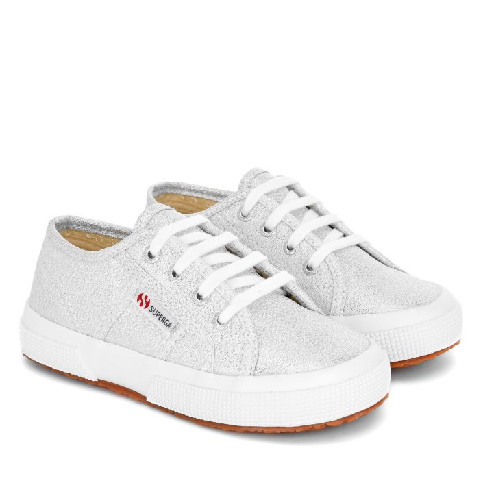 Superga Sale 2750 Lamew Kids Grey Silver