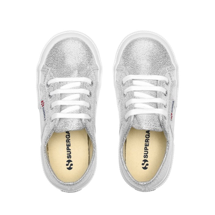 Superga Sale 2750 Lamew Kids Grey Silver
