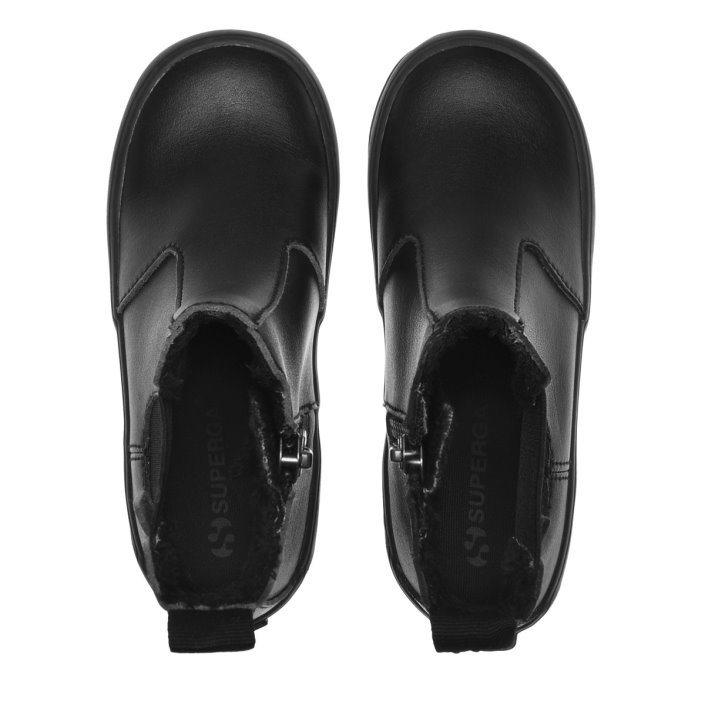 Superga Sale 2666 Kids Vegan Boot Total Black