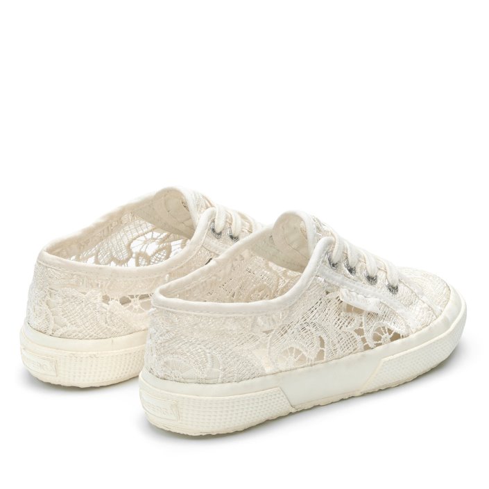 Superga Sale 2750 Kids Macrame Total White Avorio