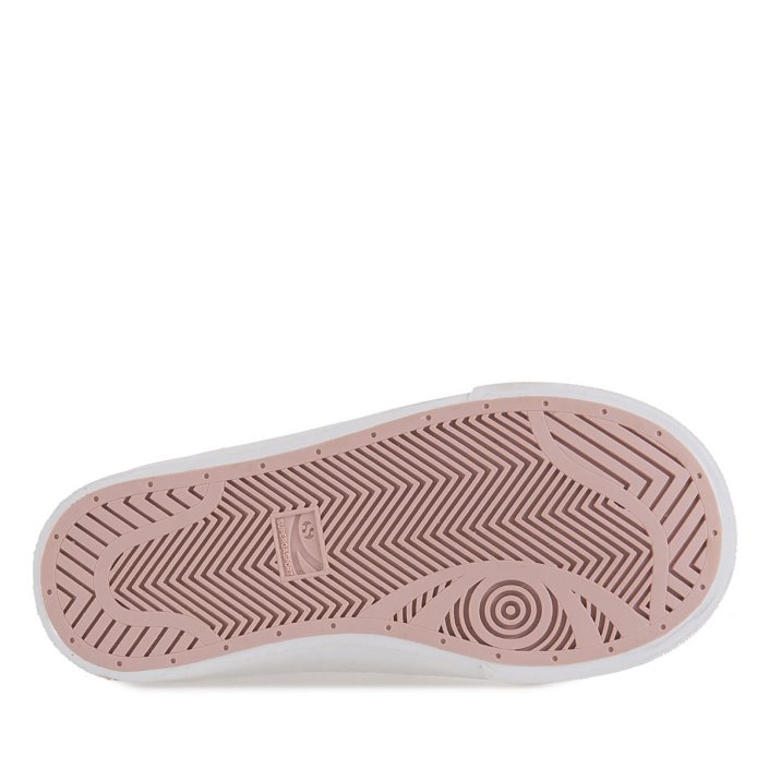 Superga Sale 2843 Superga Sale Sport Club S Kids White-Pink Smoke