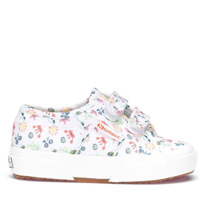 Superga Sale 2750 Fantasy Covj White-Multicolour Seastar