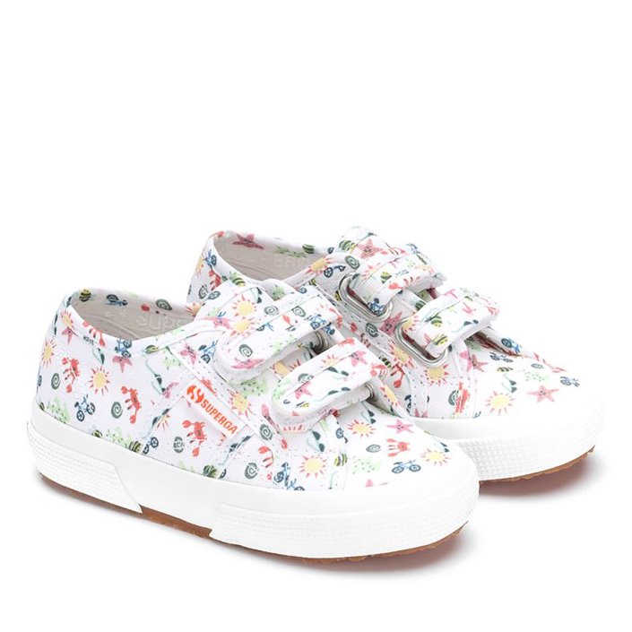 Superga Sale 2750 Fantasy Covj White-Multicolour Seastar