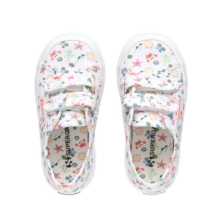 Superga Sale 2750 Fantasy Covj White-Multicolour Seastar