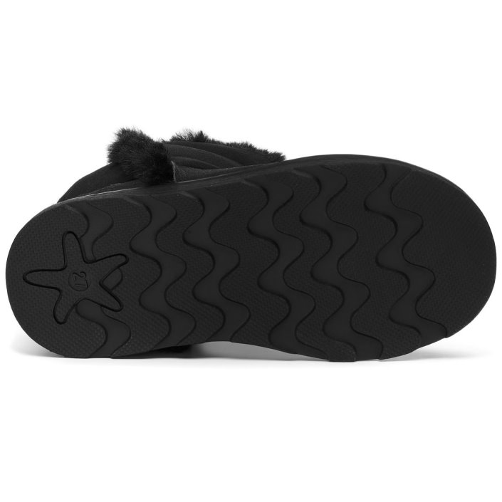 Superga Sale 4033 Kids Faux Suede Total Black