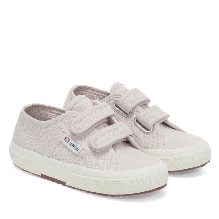 Superga Sale 2750 Jstrap Classic Kids Pink Ish-F Avorio