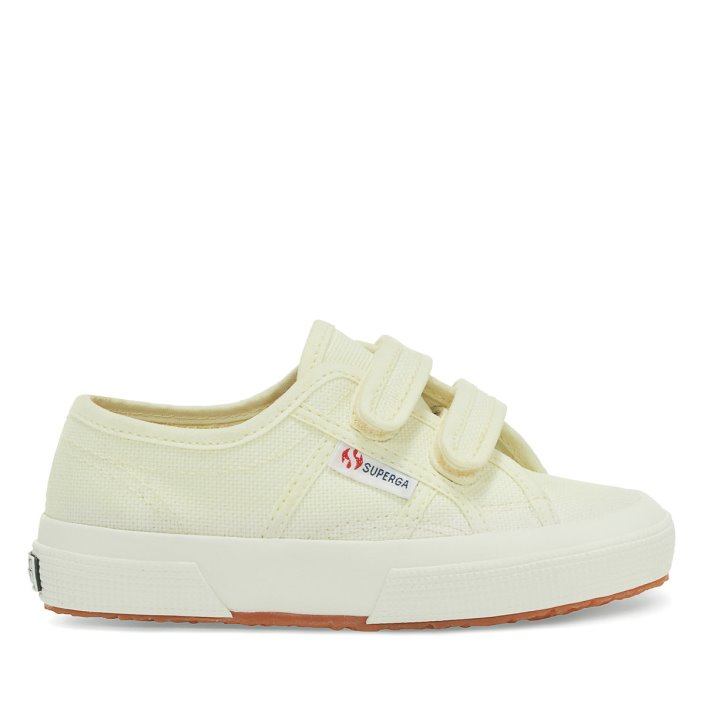 Superga Sale 2750 Jstrap Classic Kids Green Lt-F Avorio