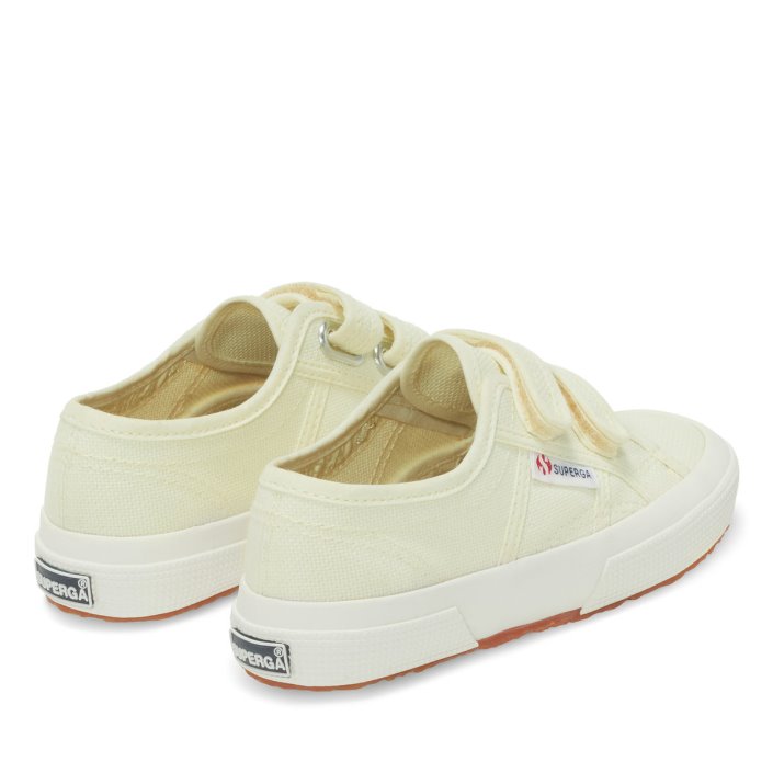 Superga Sale 2750 Jstrap Classic Kids Green Lt-F Avorio