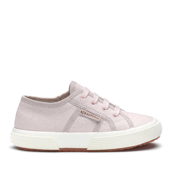 Superga Sale 2750 Kids Organic Canvas Natural Dye Pink Magenta Leaves